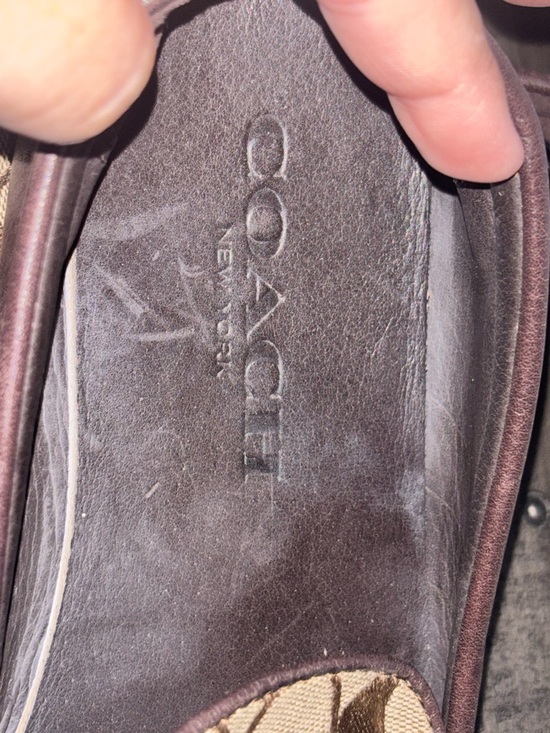 Coach Men's Signature C Logo Loafers SZ 9 - Picture 12 of 12